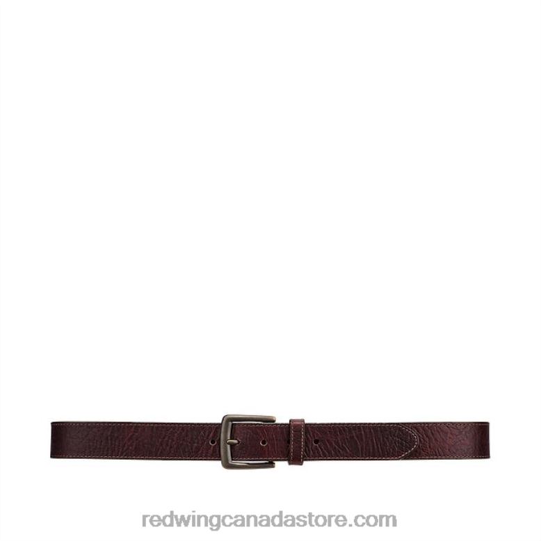 Style 96500 Leather Belt Men's Belt in Russet Pioneer Leather Z0PL306 Brown Red Wing