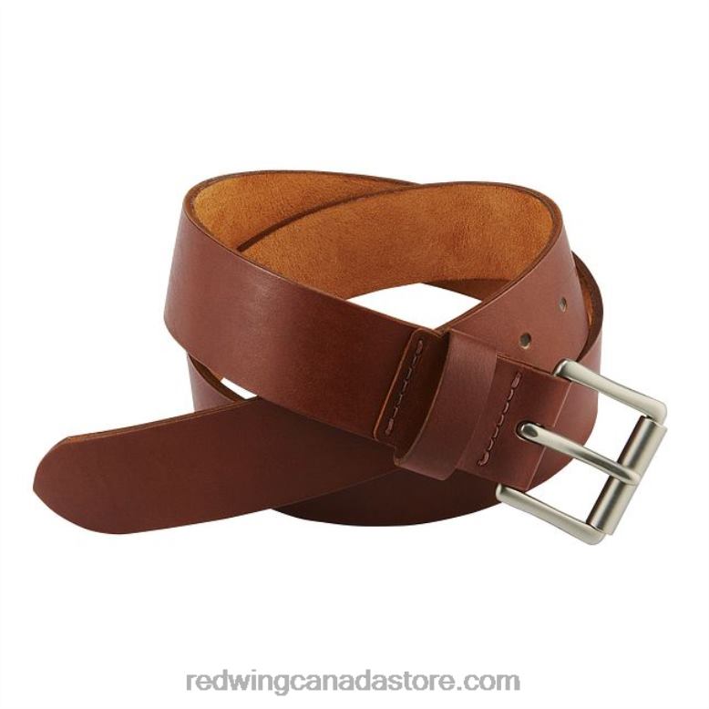 Style 96502 Leather Belt Men's Belt in Pioneer Leather Z0PL300 Oro Red Wing