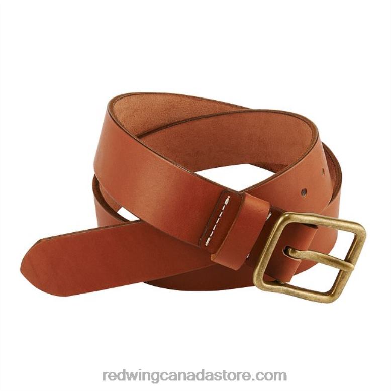 Style 96548 Leather Belt Men's Belt in Dakota Leather Z0PL307 Russet Red Wing