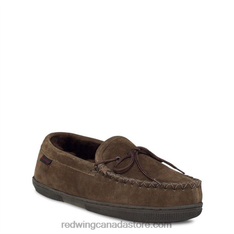 Style 97522 Fleece-Lined Suede Juliet Slipper Women's Skeepskin Fleece-Lined Juliet Slipper Z0PL292 Chocolate Red Wing