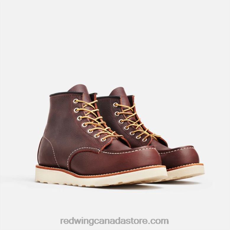 Heritage - Style 877 8-inch Classic Moc Men's 8-Inch Boot in Legacy Leather Z0PL174 Briar Red Wing