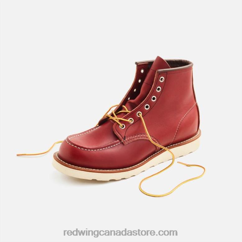Heritage - Style 8849 Classic Moc Men's 6-Inch Boot in Prairie Leather Z0PL176 Russet Red Wing