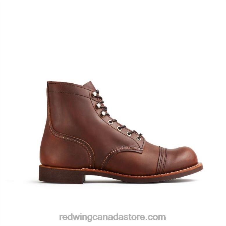 Heritage - Style 8083 Iron Ranger Men's 6-Inch Boot in Muleskinner Leather Z0PL168 Amber Red Wing