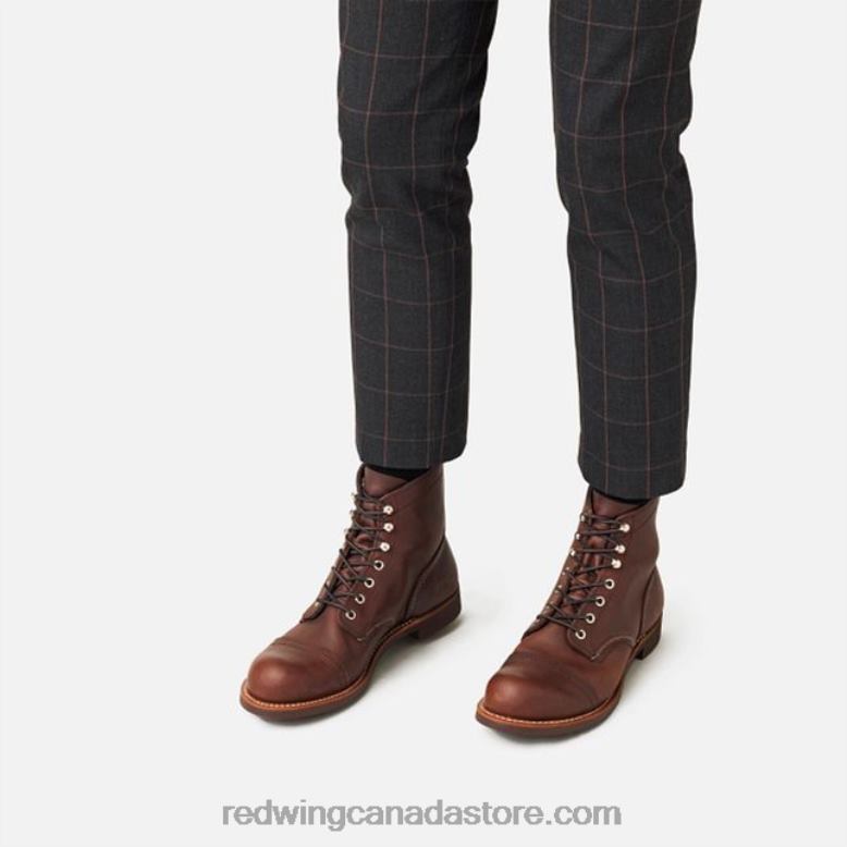 Heritage - Style 8083 Iron Ranger Men's 6-Inch Boot in Muleskinner Leather Z0PL168 Amber Red Wing