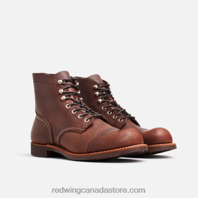 Heritage - Style 8083 Iron Ranger Men's 6-Inch Boot in Muleskinner Leather Z0PL168 Amber Red Wing