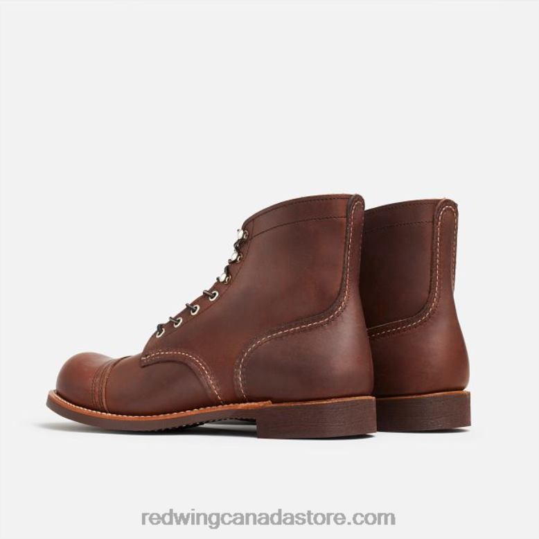 Heritage - Style 8083 Iron Ranger Men's 6-Inch Boot in Muleskinner Leather Z0PL168 Amber Red Wing