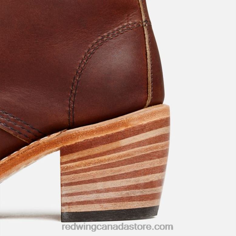 Heritage - Style 3403 Clara Women's Heeled Boot in Acampo Leather Z0PL182 Amber Red Wing