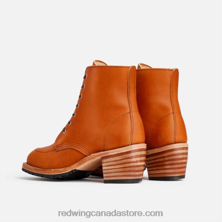 Heritage - Style 3405 Clara Women's Heeled Boot in Boundary Leather Z0PL180 Oro Red Wing