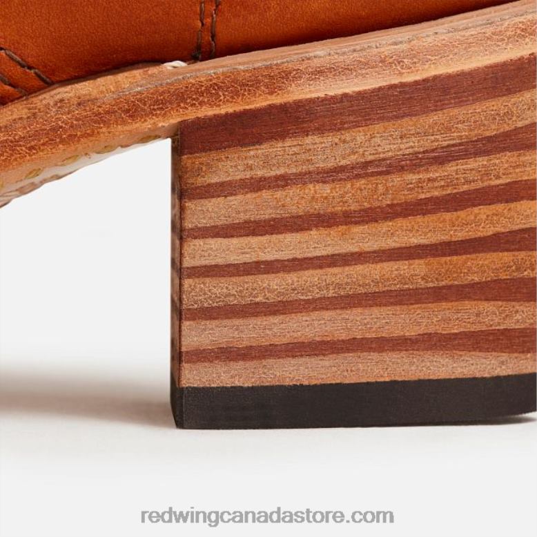 Heritage - Style 3405 Clara Women's Heeled Boot in Boundary Leather Z0PL180 Oro Red Wing