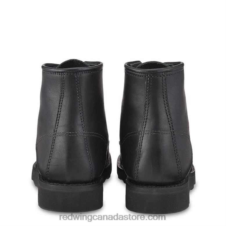 Heritage - Style 3377 6-inch Classic Moc Women's Short Boot in Mohave Leather Z0PL194 Black Red Wing