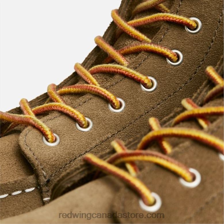 Heritage - Style 3417 6-Inch Classic Moc Women's Short Boot in Bluff Leather Z0PL195 Olive Red Wing