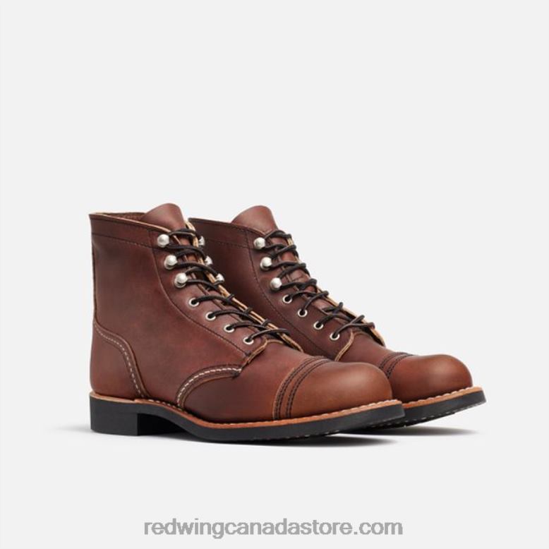 Heritage - Style 3366 Iron Ranger Women's Short Boot in Boundary Leather Z0PL184 Amber Red Wing