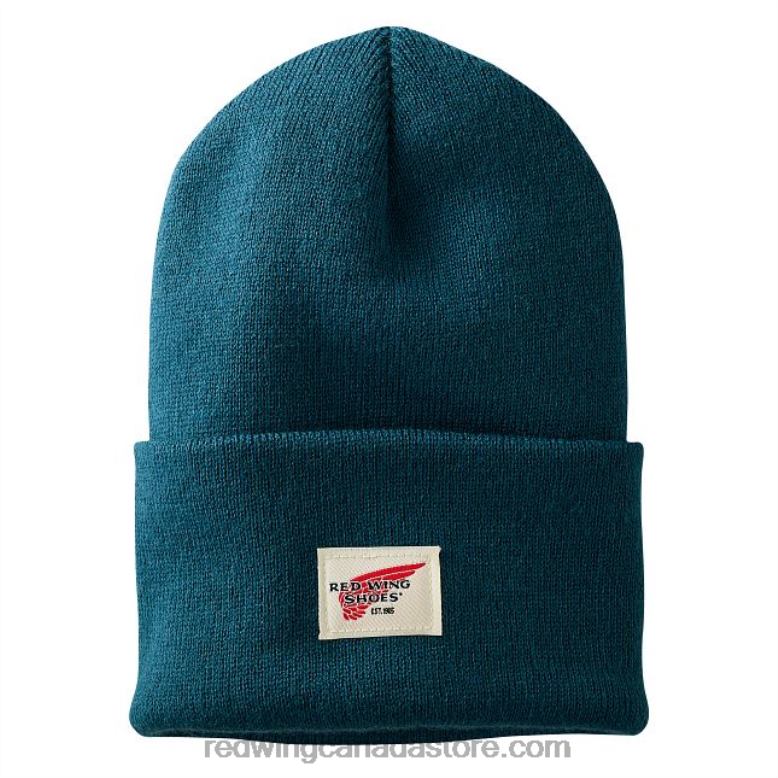 Style 97437 Logo Knit Beanie Hat Unisex Knit Watch Hat Z0PL264 Blue Red Wing