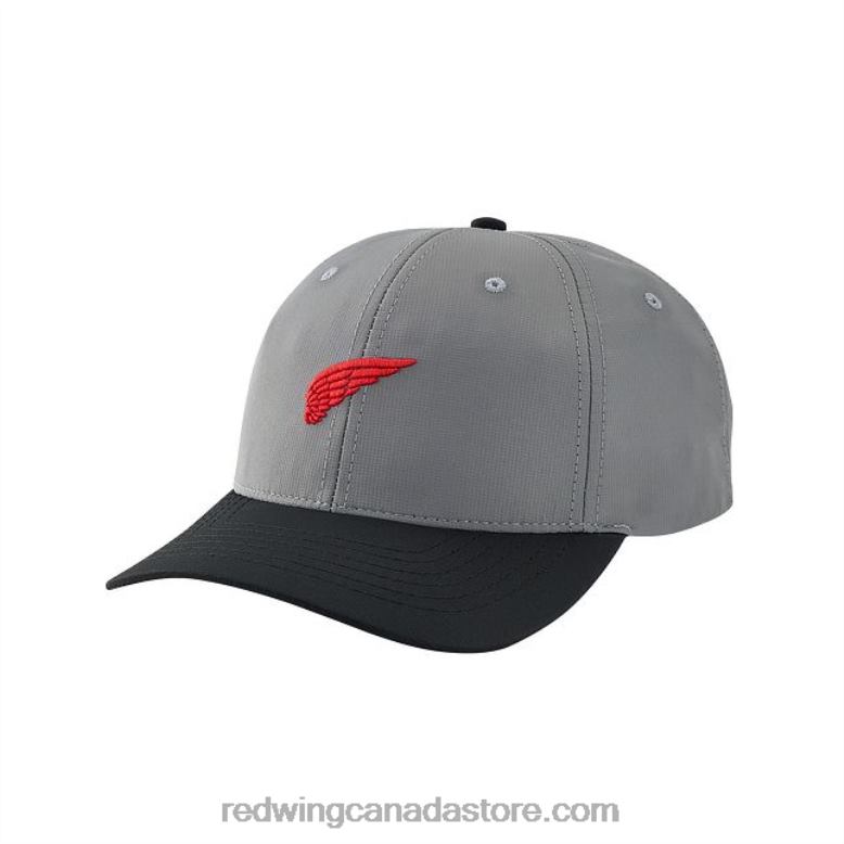 Style 97453 Wing Logo Knit Beanie Hat Unisex Knit Watch Hat Z0PL283 Charcoal Gray Red Wing