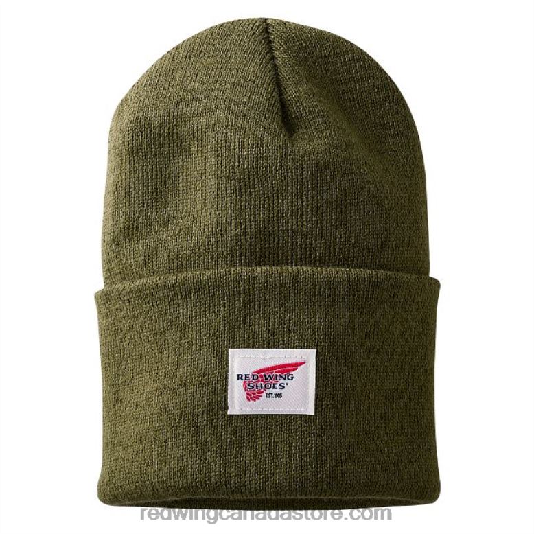 Style 97459 Logo Knit Beanie Hat Unisex Knit Watch Hat Z0PL265 Green Red Wing