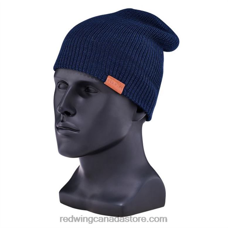 Style 97491 Merino Wool Knit Hat Unisex Merino Wool Knit Hat Z0PL267 Navy Red Wing