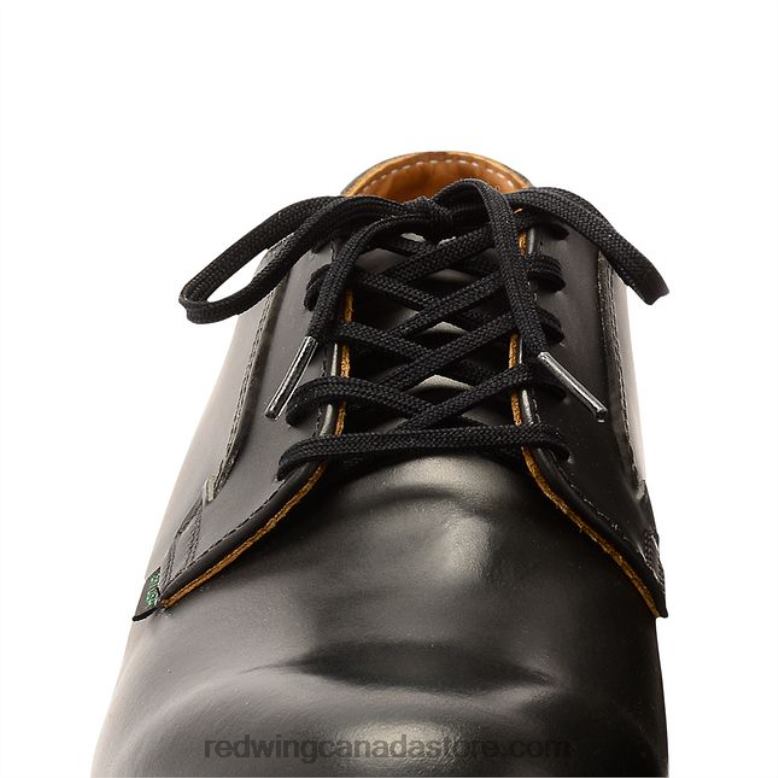 Style 97190 36-inch Flat Waxed Lace Unisex Lace in Waxed Cotton Z0PL247 Black Red Wing