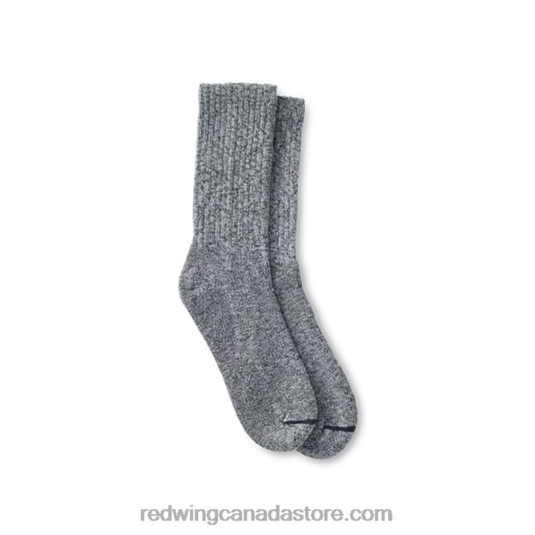 Style 97267 Performance Crew Work Sock Unisex Performance Crew Work Sock Z0PL224 Grey/Black Red Wing