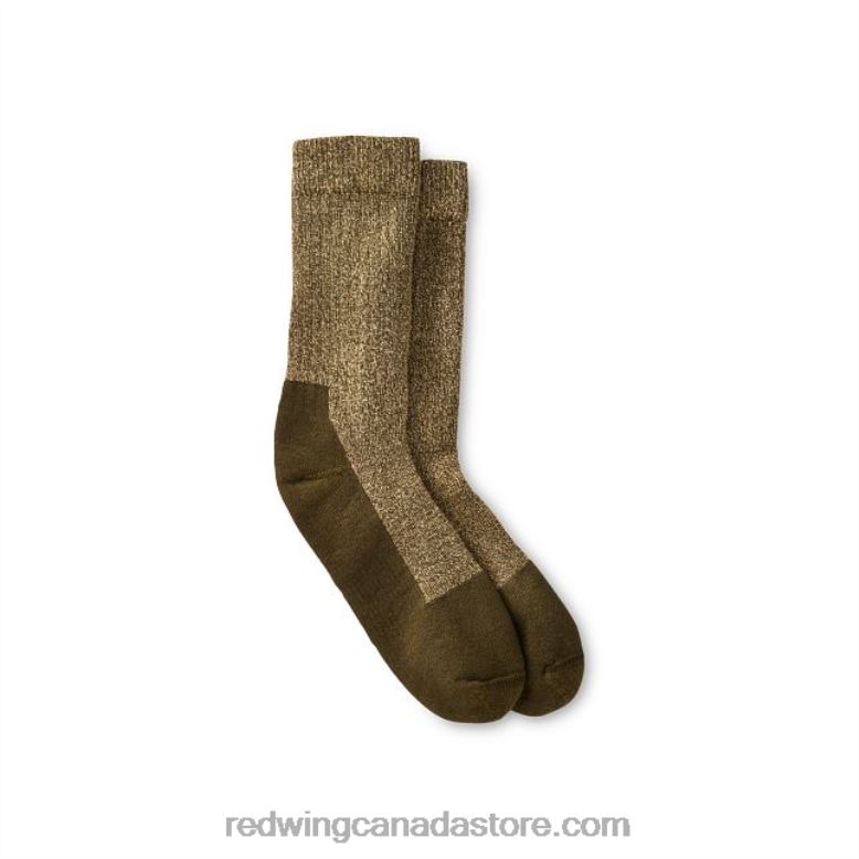 Style 97299 Merino Wool 3/4 Crew Work Sock Women's Merino Wool 3/4 Crew Sock Z0PL211 Olive Red Wing