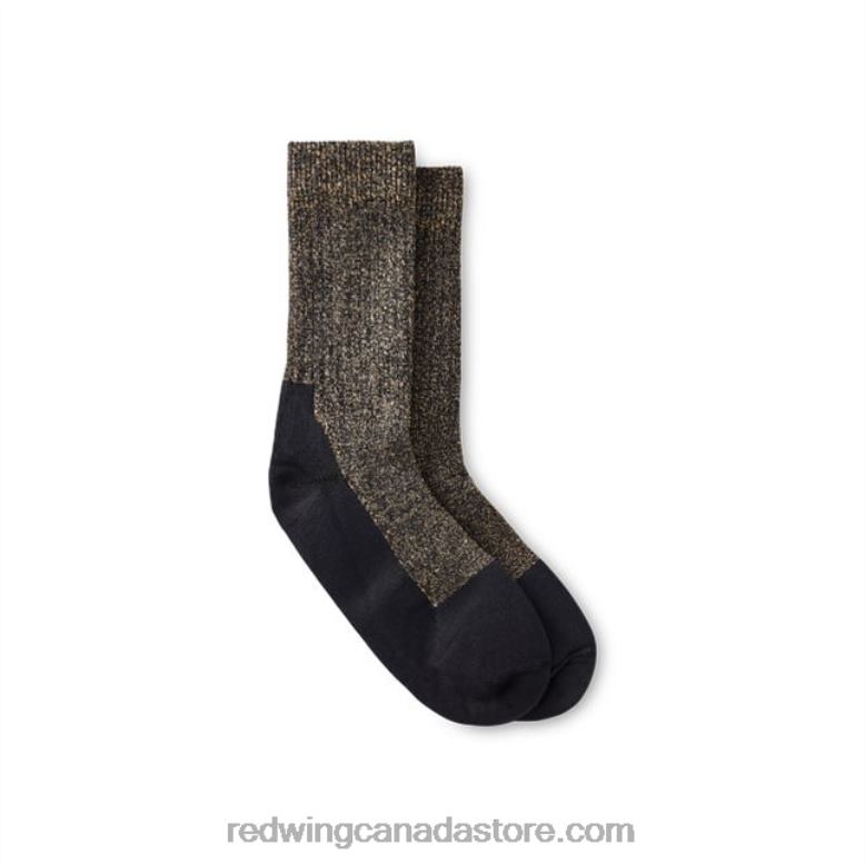 Style 97301 Merino Wool 3/4 Crew Work Sock Women's Merino Wool 3/4 Crew Sock Z0PL219 Black Red Wing