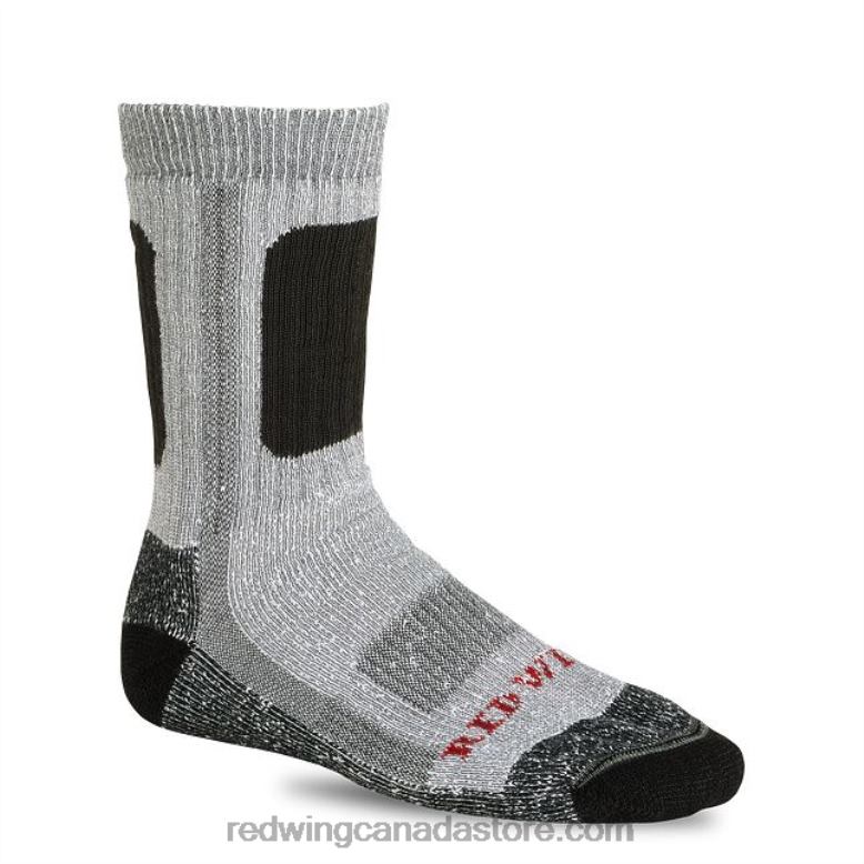 Style 97370 Cotton Ragg Over Dyed Tonal Sock Unisex Sock Cotton Blend Z0PL225 Black Red Wing