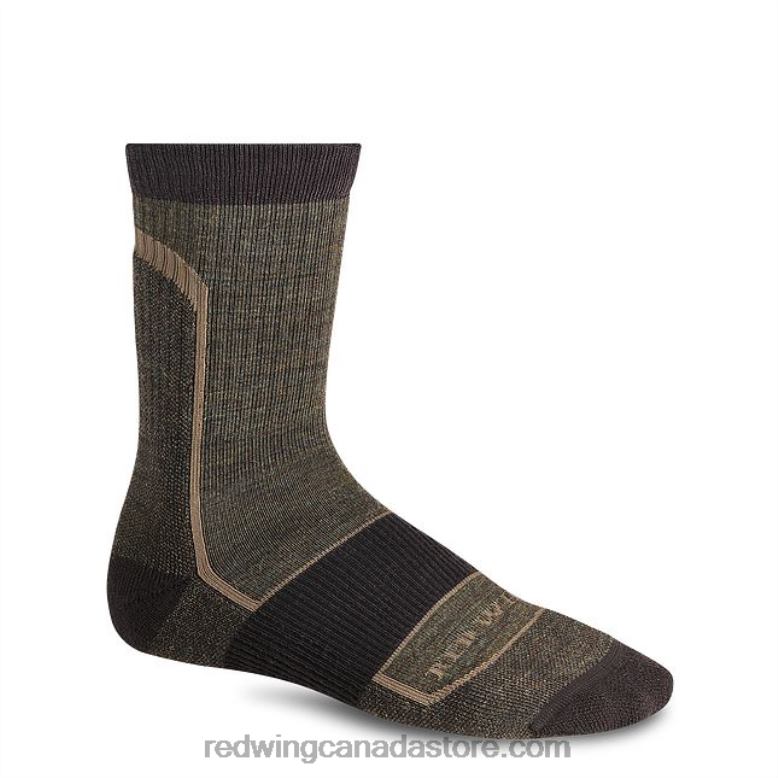 Style 97660 Cotton Ragg Sock Cotton Ragg Crew Sock Z0PL228 Brown Red Wing