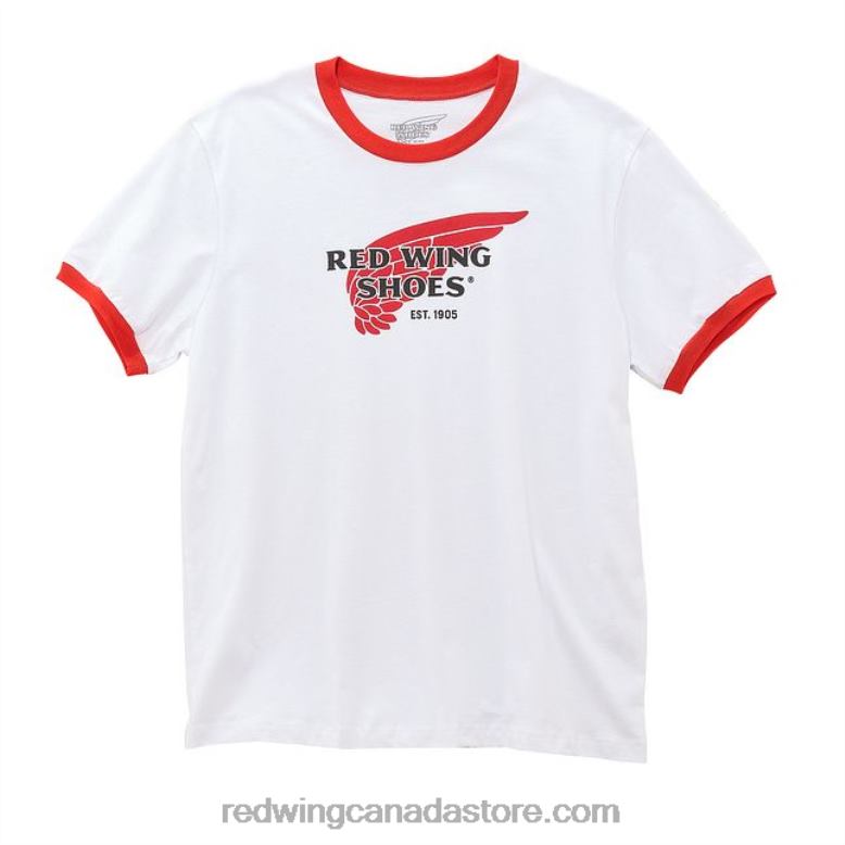 Style 97608 Archival Ad T-Shirt Unisex T-Shirt in Cotton Z0PL259Red Wing