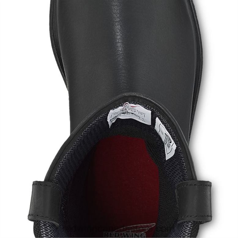 Style 95020 Passport Wallet Unisex Wallet in Frontier Leather Z0PL10 Black Red Wing