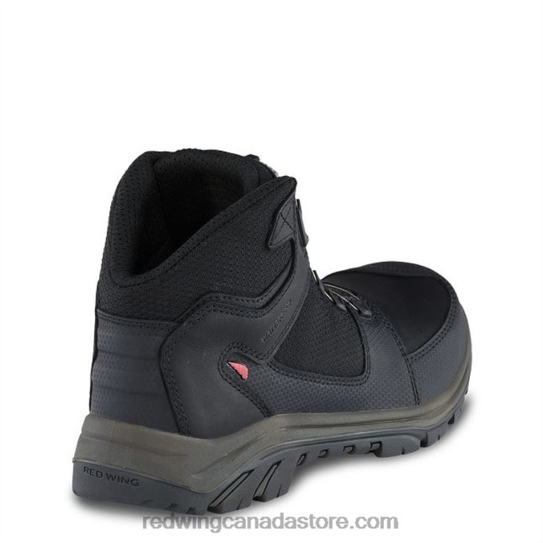 Style 96502 Leather Belt Men's Belt in Pioneer Leather Z0PL12 Black Red Wing