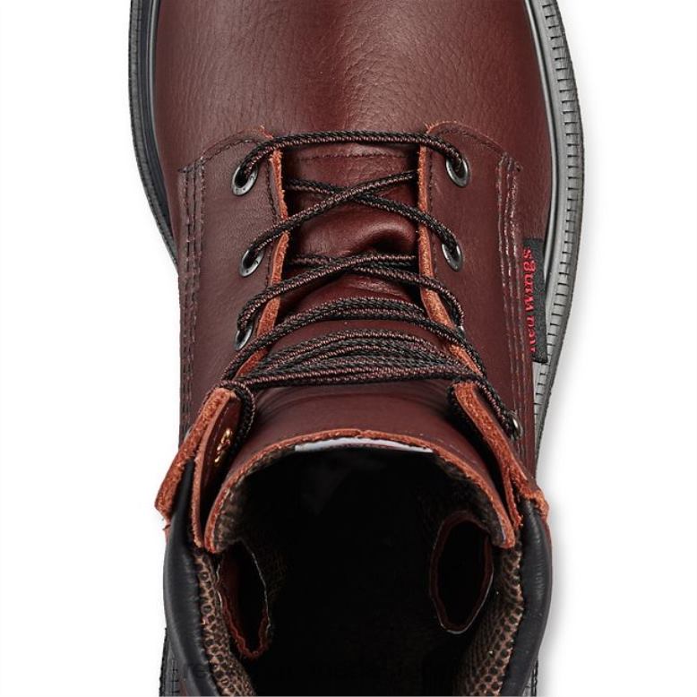 Style 96503 Leather Belt Men's Leather Belt in 96503 Z0PL15 Brown Red Wing