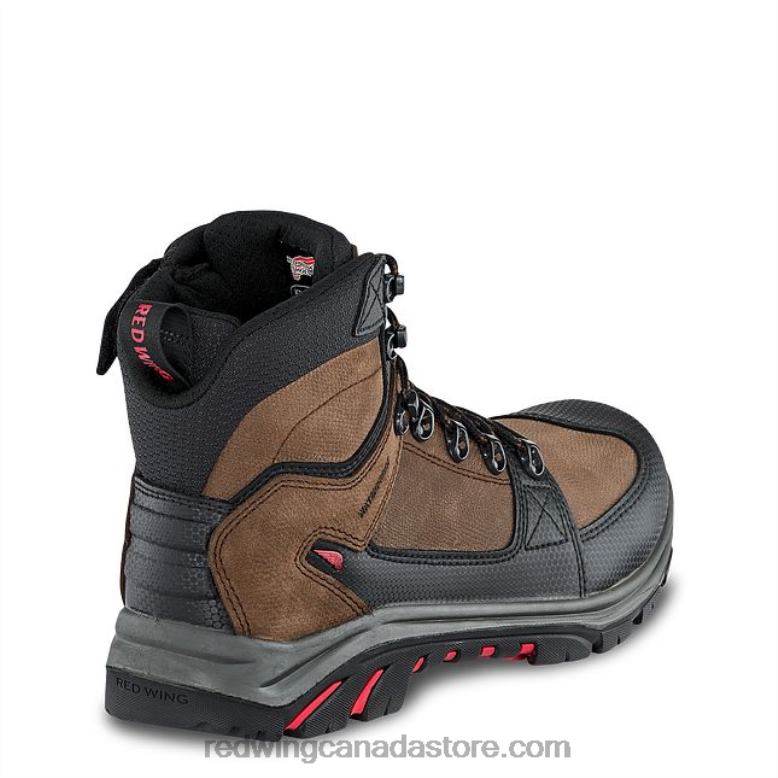 Style 96579 Tri-Fold Wallet Unisex Wallet in Leather Z0PL9 Brown Red Wing