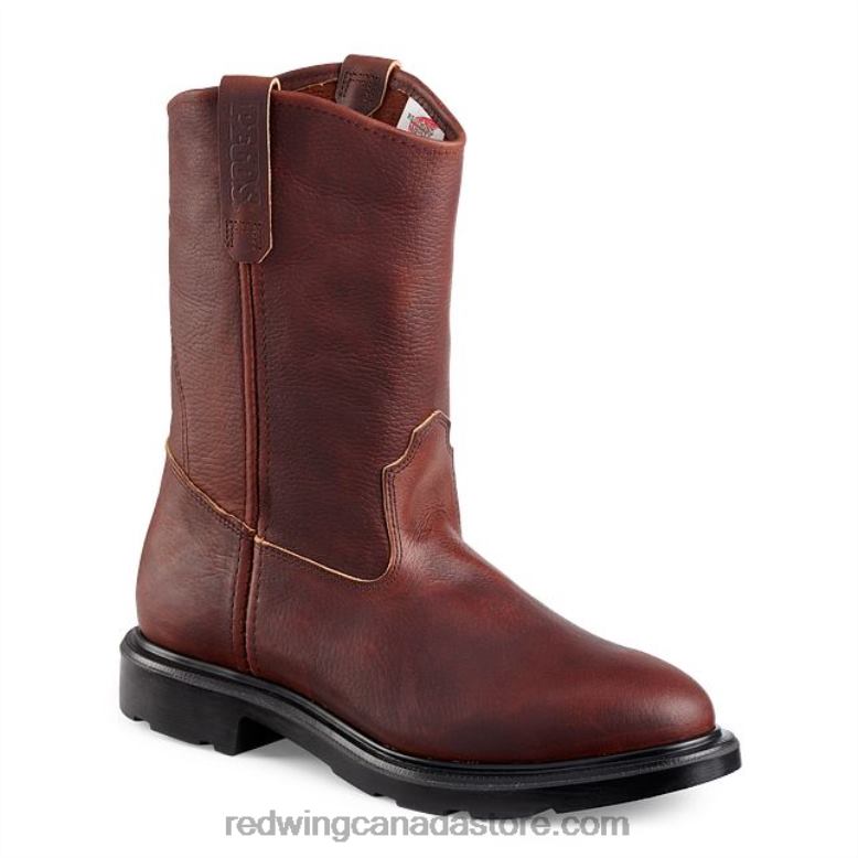 Work - Style 1105 SuperSole Men's 11-inch Soft Toe Pull-On Boot Z0PL82 Brown Red Wing