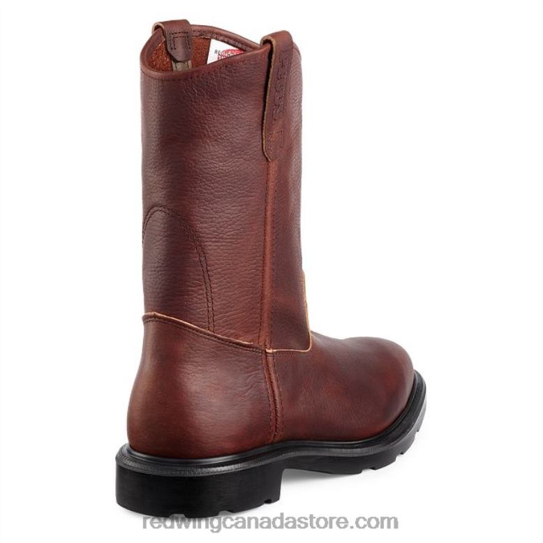 Work - Style 1105 SuperSole Men's 11-inch Soft Toe Pull-On Boot Z0PL82 Brown Red Wing