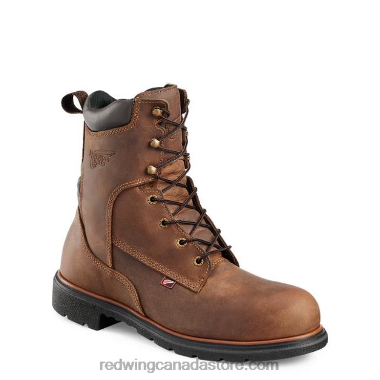 Work - Style 1172 DynaForce Men's 11-inch Waterproof Soft Toe Pull-On Boot Z0PL131 Brown Red Wing