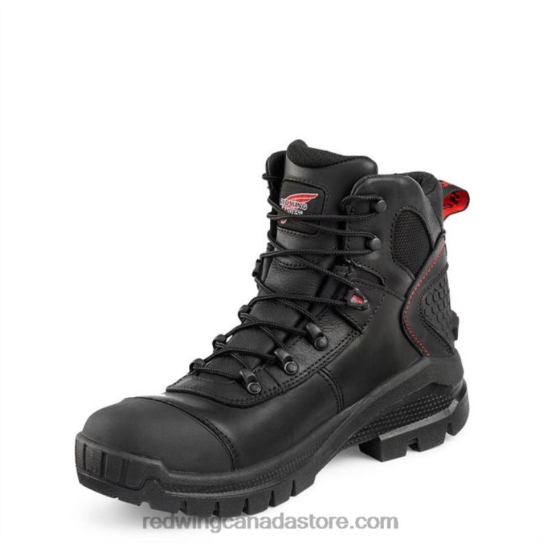 Work - Style 1178 NailSeat Men's 11-inch Soft Toe Pull-On Boot Z0PL73 Black Red Wing