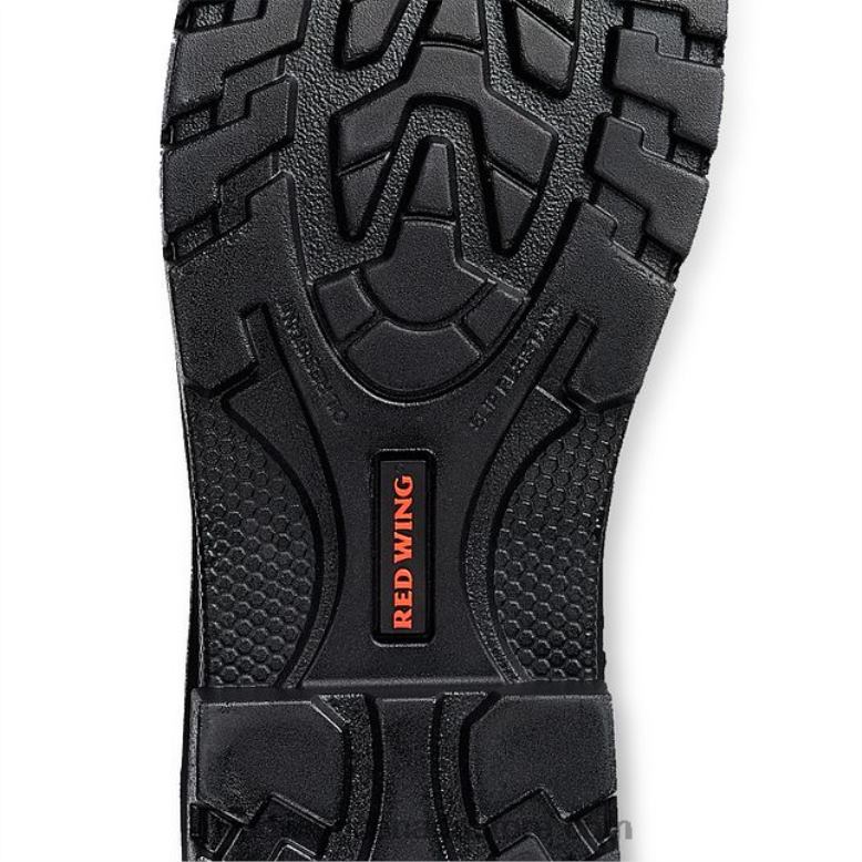 Work - Style 1178 NailSeat Men's 11-inch Soft Toe Pull-On Boot Z0PL73 Black Red Wing