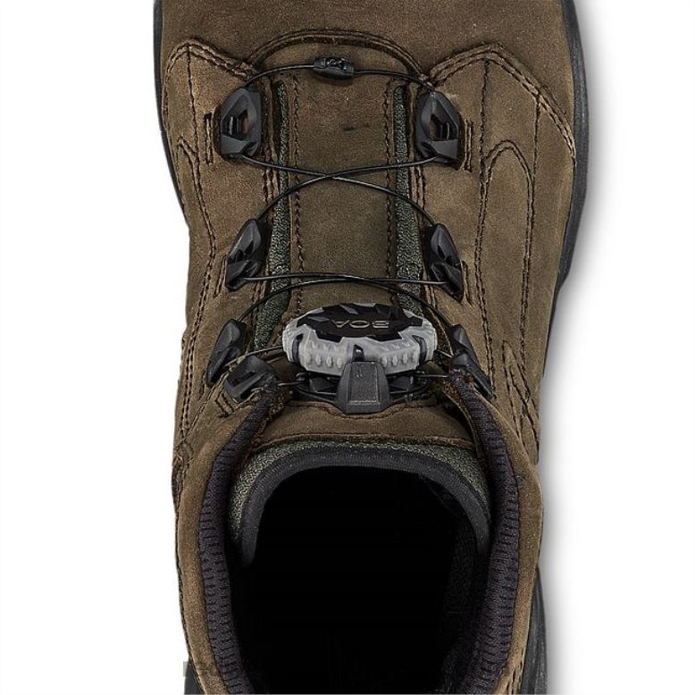 Work - Style 1222 Traction Tred Lite Men's 6-inch Waterproof Soft Toe Boot Z0PL92 Brown Red Wing