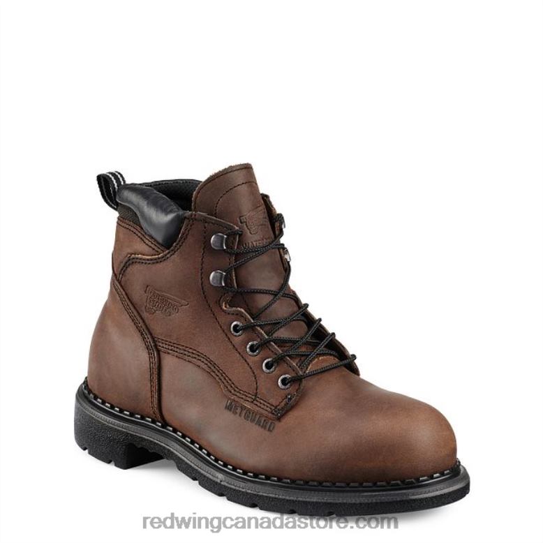Work - Style 1412 SuperSole 2.0 Men's 8-inch Insulated, Waterproof Soft Toe Boot Z0PL88 Brown Red Wing