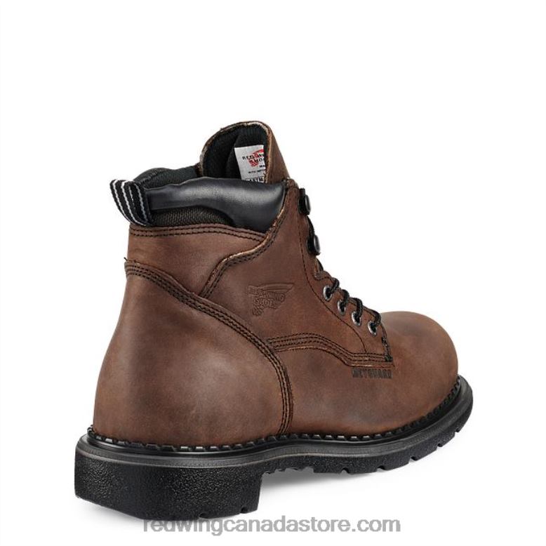 Work - Style 1412 SuperSole 2.0 Men's 8-inch Insulated, Waterproof Soft Toe Boot Z0PL88 Brown Red Wing