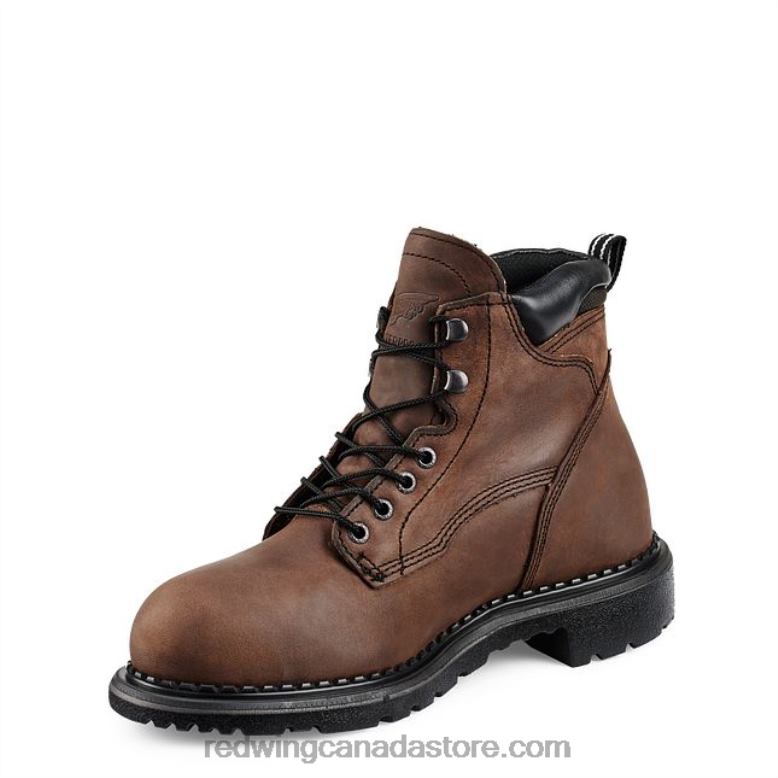 Work - Style 1412 SuperSole 2.0 Men's 8-inch Insulated, Waterproof Soft Toe Boot Z0PL88 Brown Red Wing