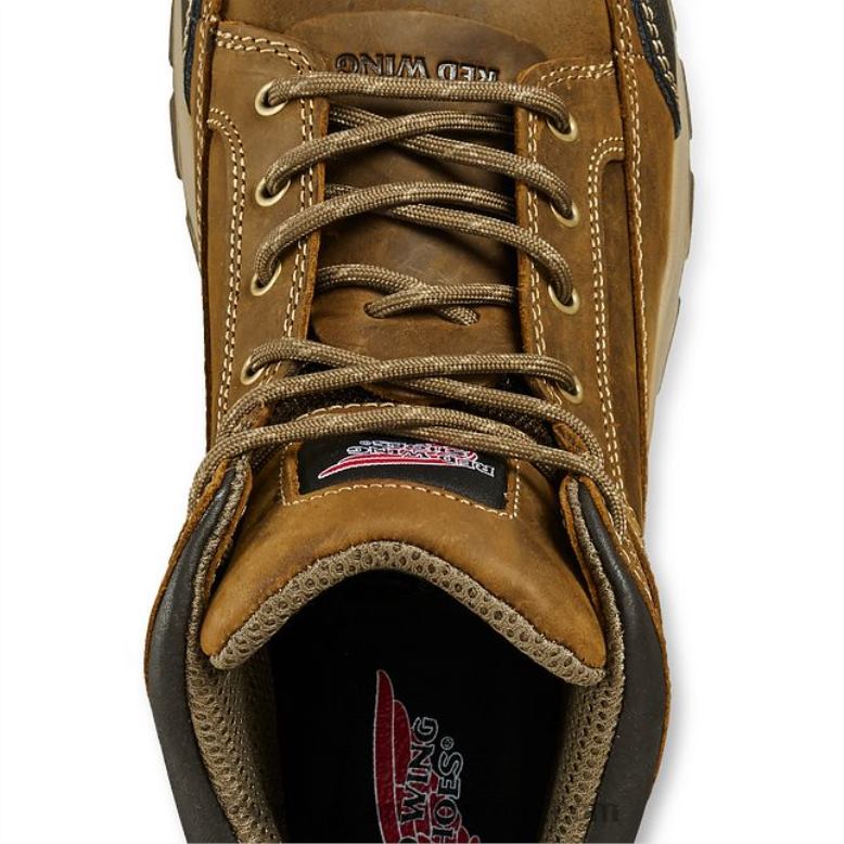 Work - Style 219 LoggerMax Men's 9-inch Insulated, Waterproof Soft Toe Logger Boot Z0PL78 Brown Red Wing
