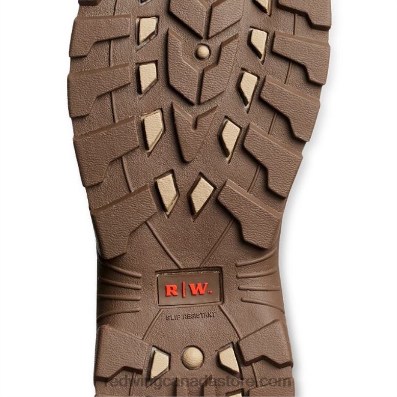 Work - Style 219 LoggerMax Men's 9-inch Insulated, Waterproof Soft Toe Logger Boot Z0PL78 Brown Red Wing