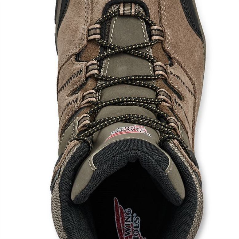 Work - Style 2203 DynaForce Men's 8-inch Safety Toe Boot Z0PL130 Gray Red Wing