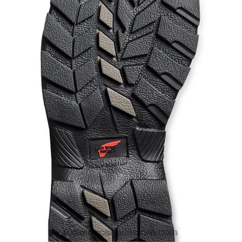 Work - Style 2203 DynaForce Men's 8-inch Safety Toe Boot Z0PL130 Gray Red Wing