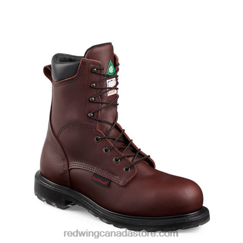 Work - Style 2204 Rio Flex Men's 11-inch Waterproof, Safety Toe Pull-On Boot Z0PL123 Brown Red Wing