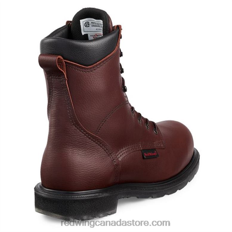 Work - Style 2204 Rio Flex Men's 11-inch Waterproof, Safety Toe Pull-On Boot Z0PL123 Brown Red Wing