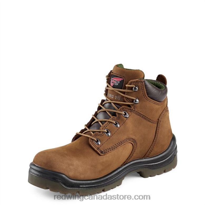 Work - Style 2231 SuperSole Men's 11-inch Safety Toe Pull-On Boot Z0PL99 Brown Red Wing