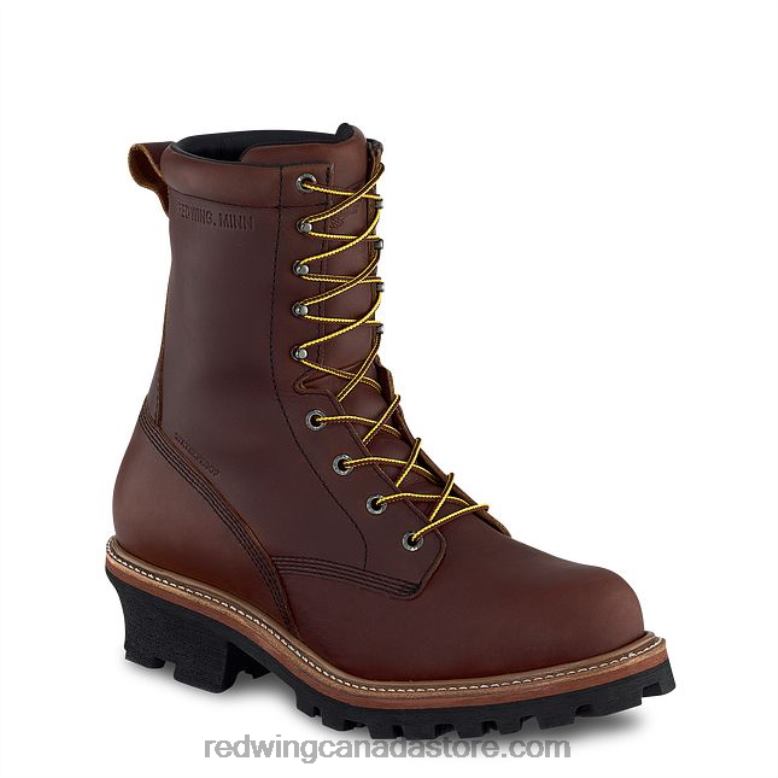 Work - Style 2233 SuperSole Men's 8-inch Safety Toe Boot Z0PL79 Brown Red Wing