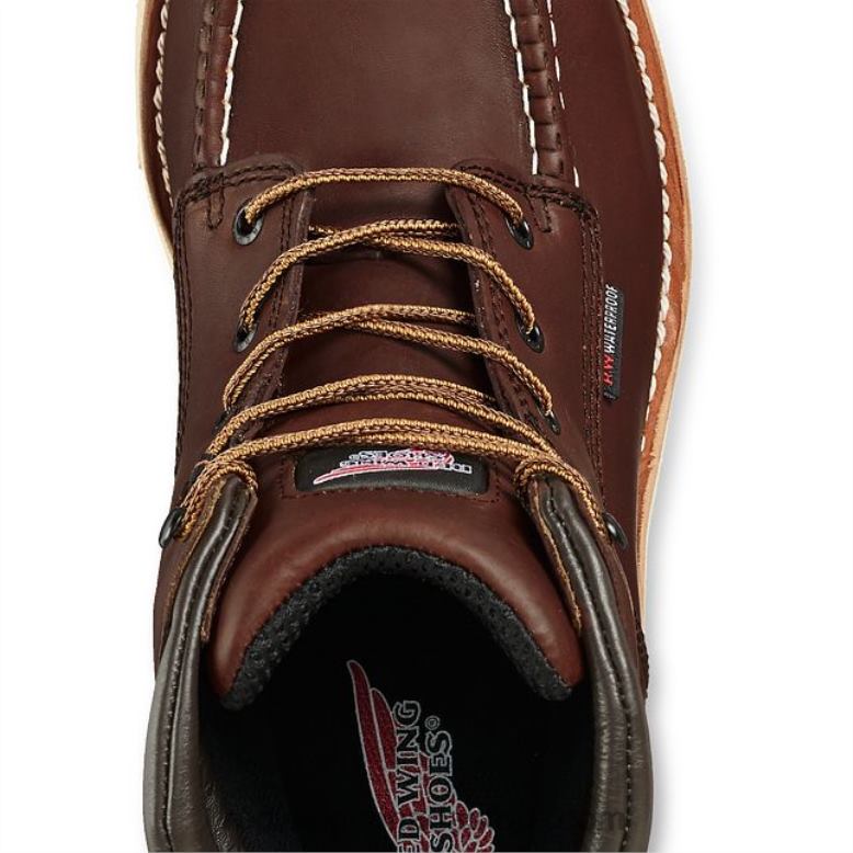 Work - Style 2241 King Toe Men's 6-inch Safety Toe Boot Z0PL110 Brown Red Wing