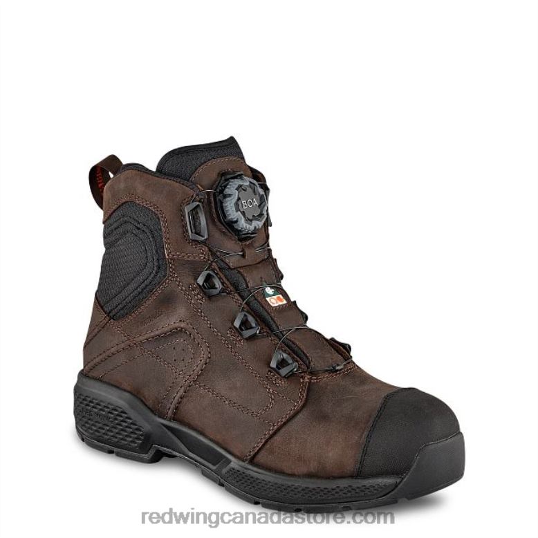 Work - Style 2403 Brnr XP Men's 6-inch Waterproof Safety Toe Boot Z0PL101 Espresso Red Wing